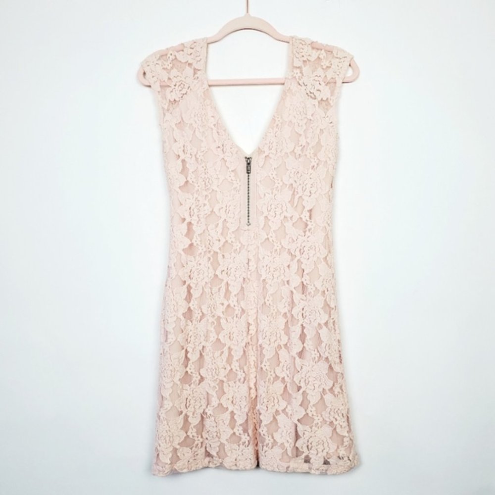 Urban Outfitters blush pink lace dress size small
